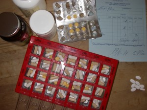 Omsorterad pillerburk