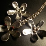 Silversmycken Blommor