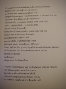 Preludium 17 Dikter av Tomas Tranströmer