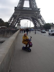 På promenad i området runt Eiffeltornet
